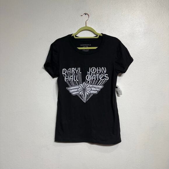 Odd People Black Graphic T-Shirt Sz S NWT - Picture 2 of 13